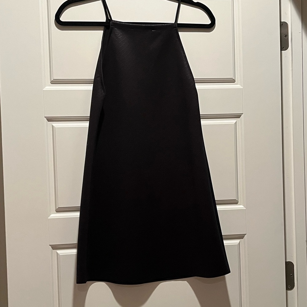 Black Snakeskin Dress